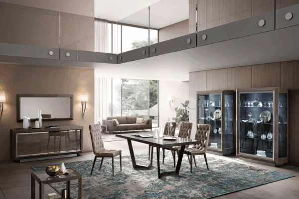Elite Buffet w/Mirror Silver Birch Gallery 1
