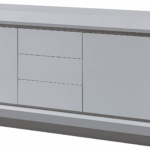Elite WHITE 3Door buffet/ Mirror
