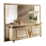 Fantasia 4-Door Buffet & Large Mirror "mural" Art. 250by Arredoclassic