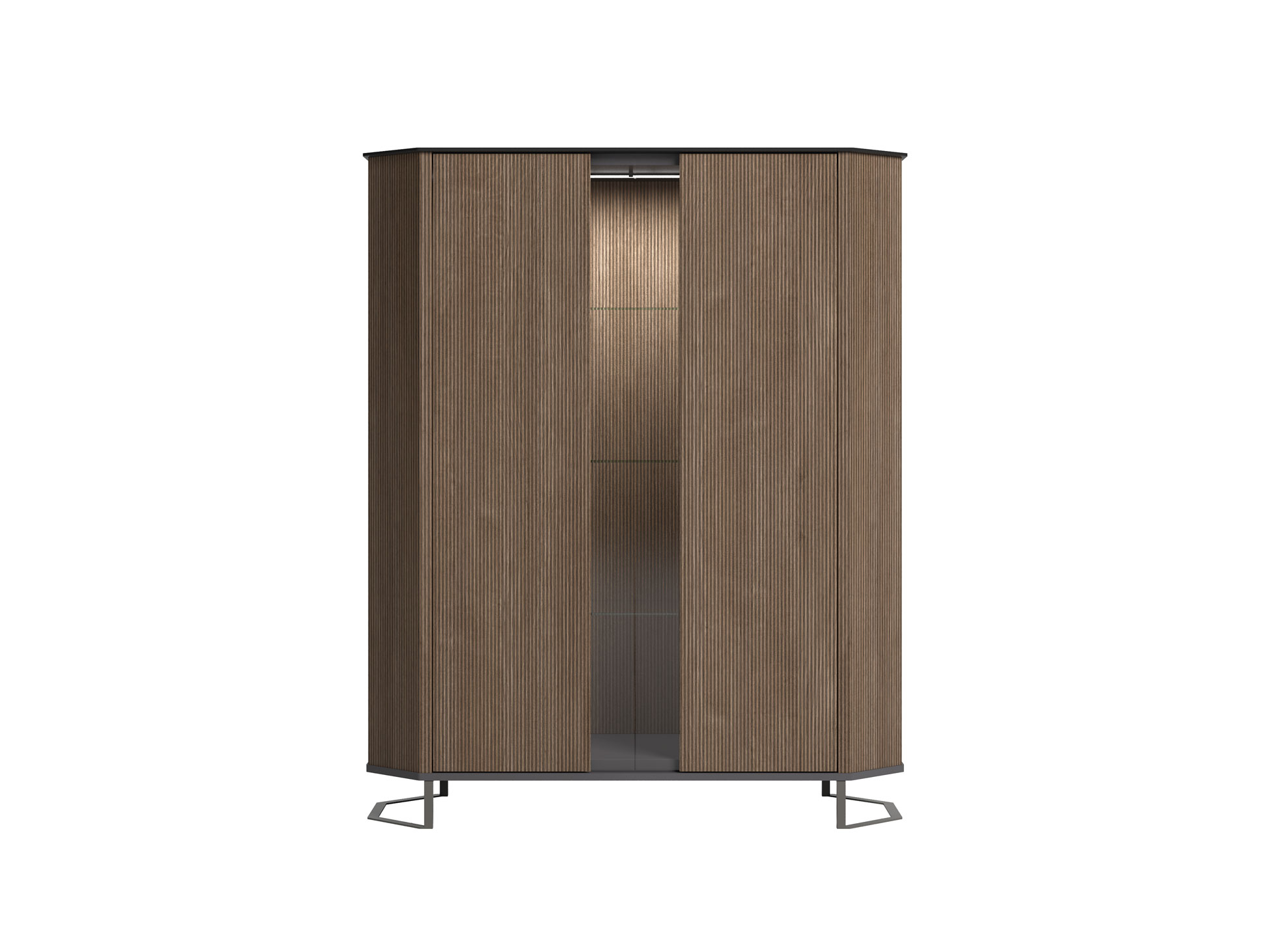 Hexagon 2 Door Cabinet