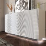 Wave 4 Door buffet White Gallery 2
