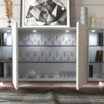 Wave 4 Door buffet White Gallery 3