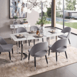 131 Silver Marble Dining
