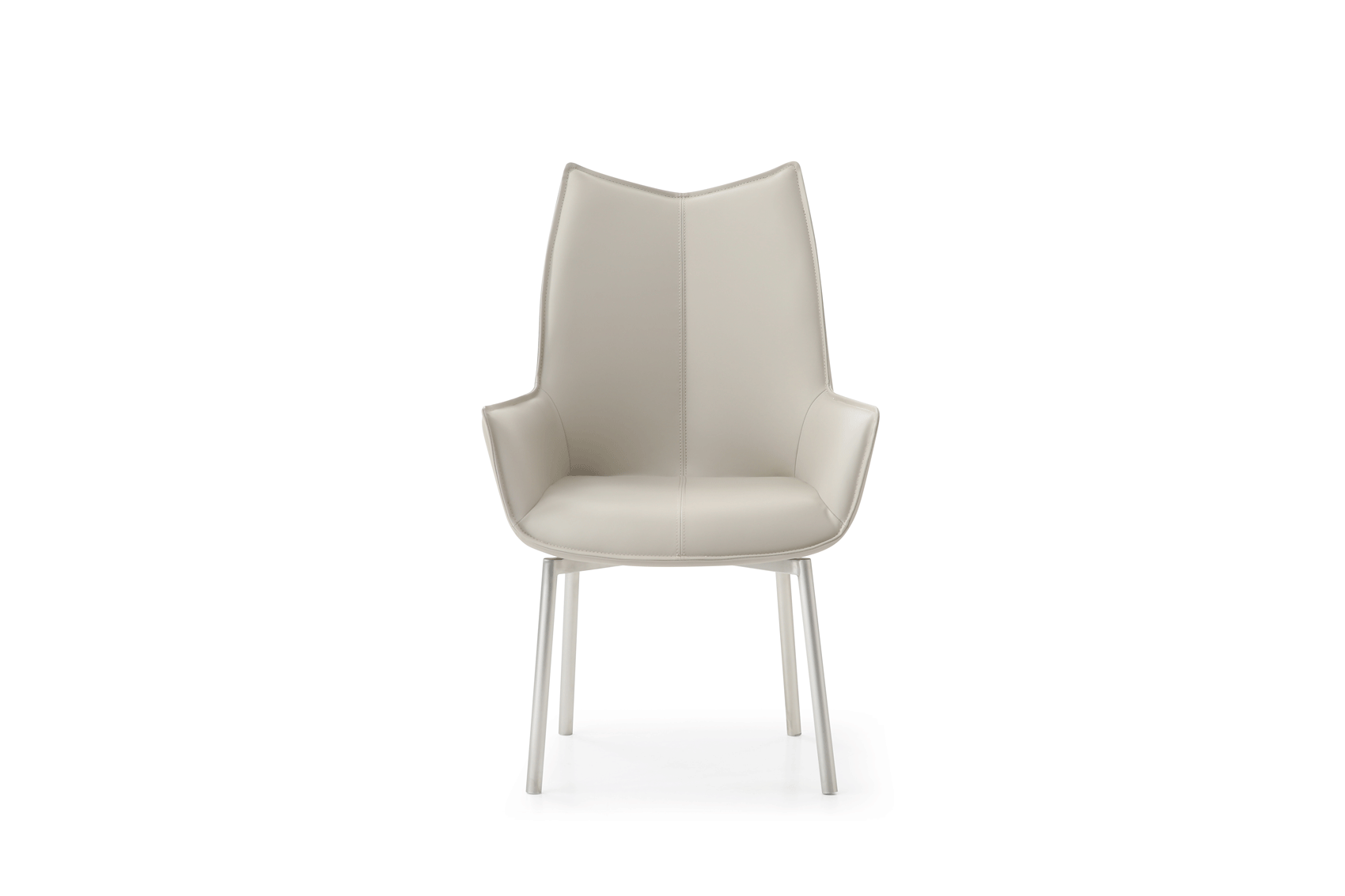 1218 swivel dining chair Grey Taupe Gallery 1
