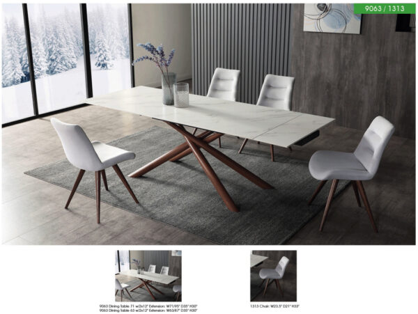 9063 Dining Marble Table Gallery 1