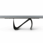 9087 Table Dark grey with 1218 swivel dark grey chair Gallery 3