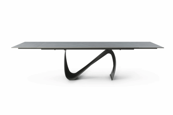 9087 Table Dark grey with 1218 swivel dark grey chair Gallery 3