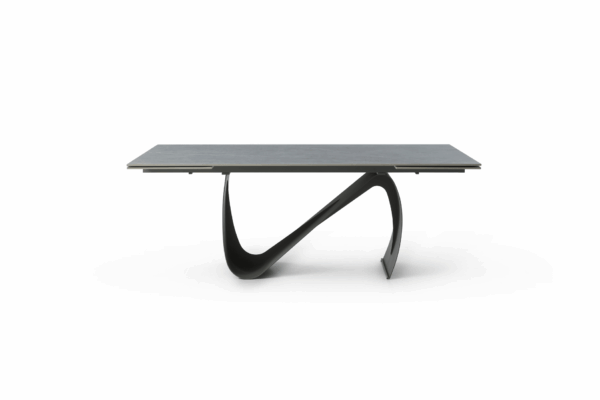 9087 Table Dark grey with 1239 swivel blue chairs Gallery 2