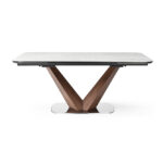 9188 Table with 1218 swivel blue chairs Gallery 2