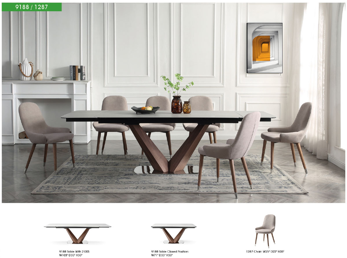 9188 Table with 1287 chairs Gallery 1