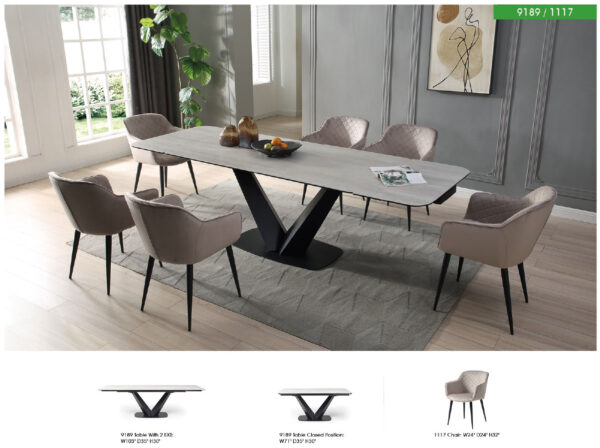 9189 Table with 1117 chairs Gallery 1
