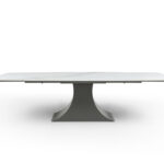 9437 Dining Table with 1218 swivel dark grey chair Gallery 2