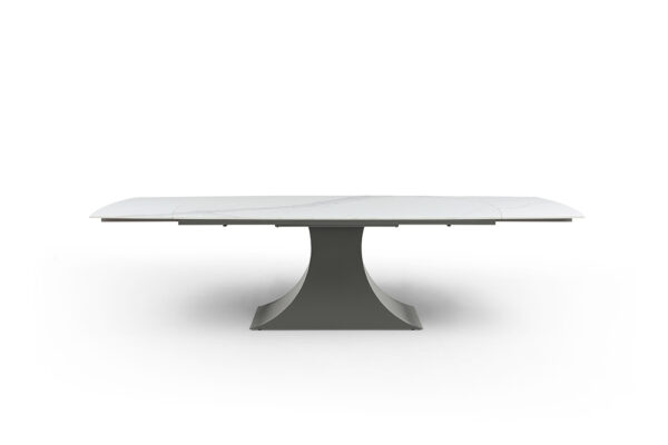 9437 Dining Table with 1218 swivel dark grey chair Gallery 2