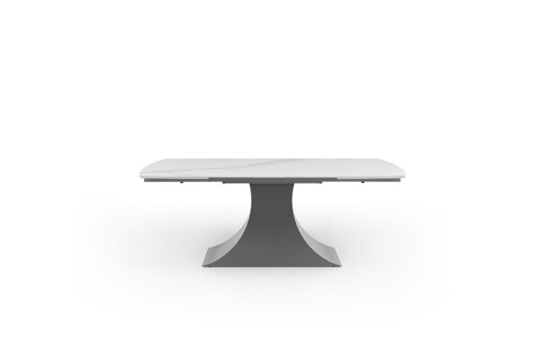 9437 Dining Table with 1218 swivel dark grey chair Gallery 3