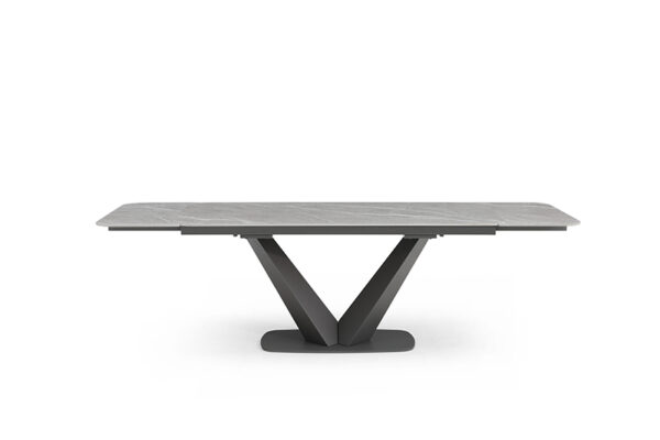 Cloud Table with 1218 swivel grey taupe chairs Gallery 2