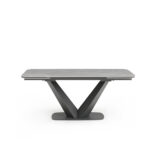Cloud Table with 1218 swivel grey taupe chairs Gallery 3