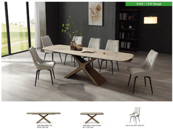 9368 Table Taupe Gallery 2