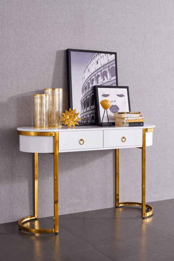 131 Gold Marble Dining Gallery 2