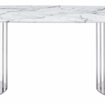 131 Silver Marble Dining Table Gallery 3