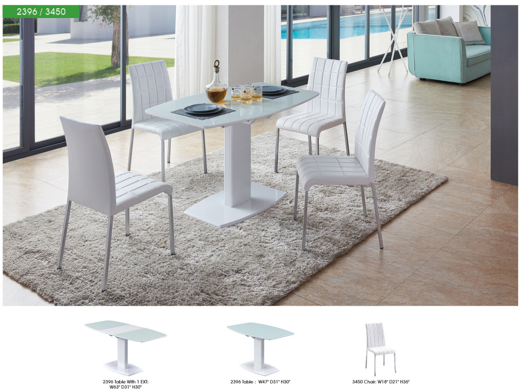 2396 Table with extention and 3450 Chairs Gallery 1