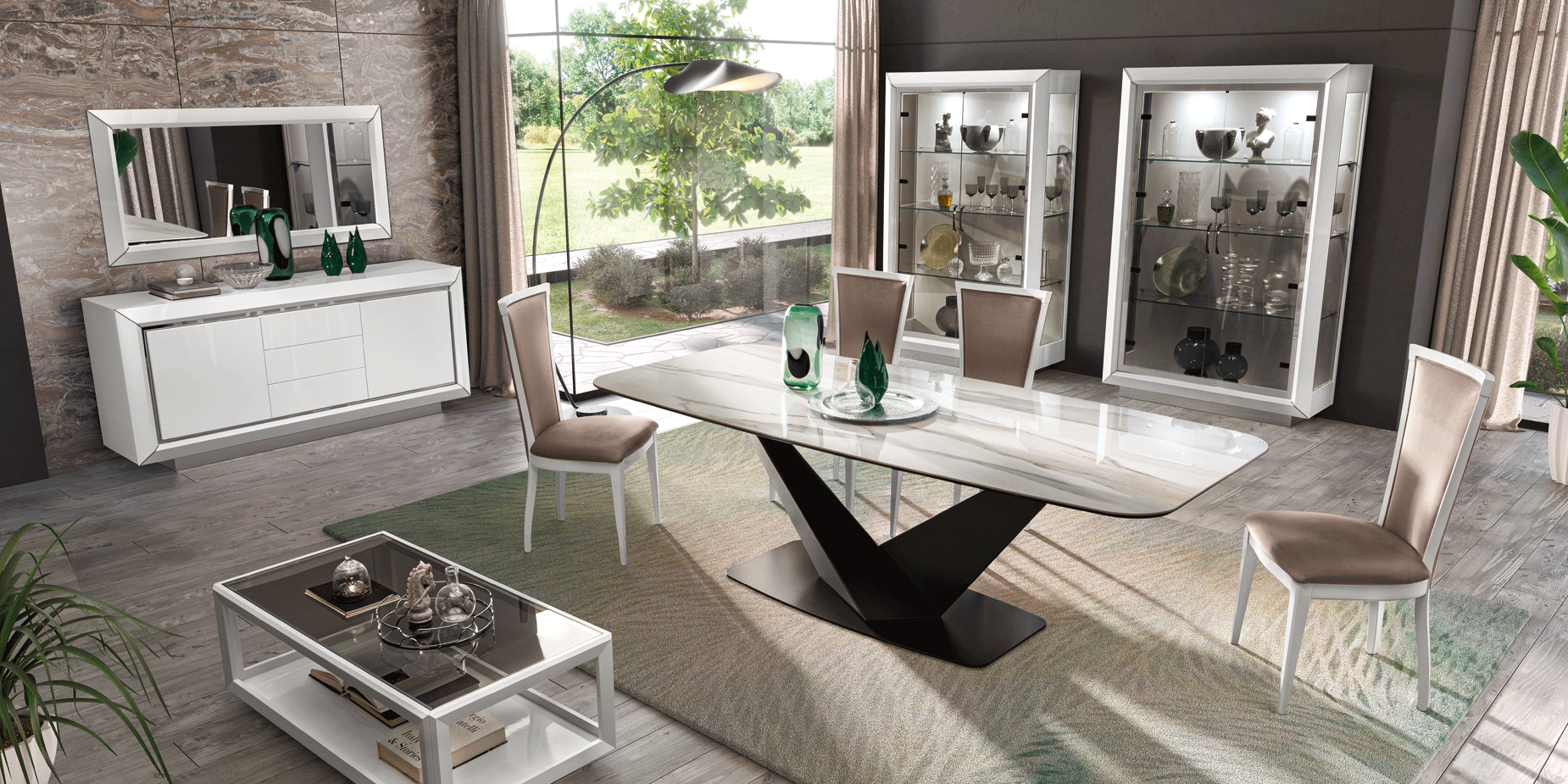Elite WHITE Dining Room by Camelgroup - Italy Gallery 1