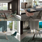 Kiv Dining Tables with Abby Chairs