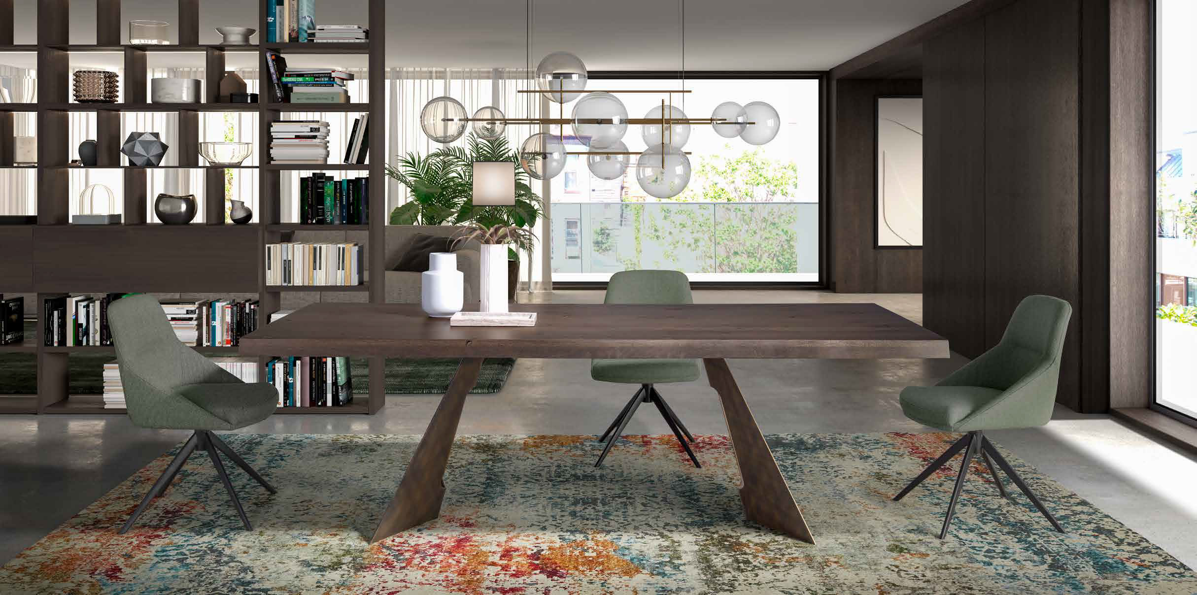 Kiv Dining Tables with Abby Chairs Gallery 1