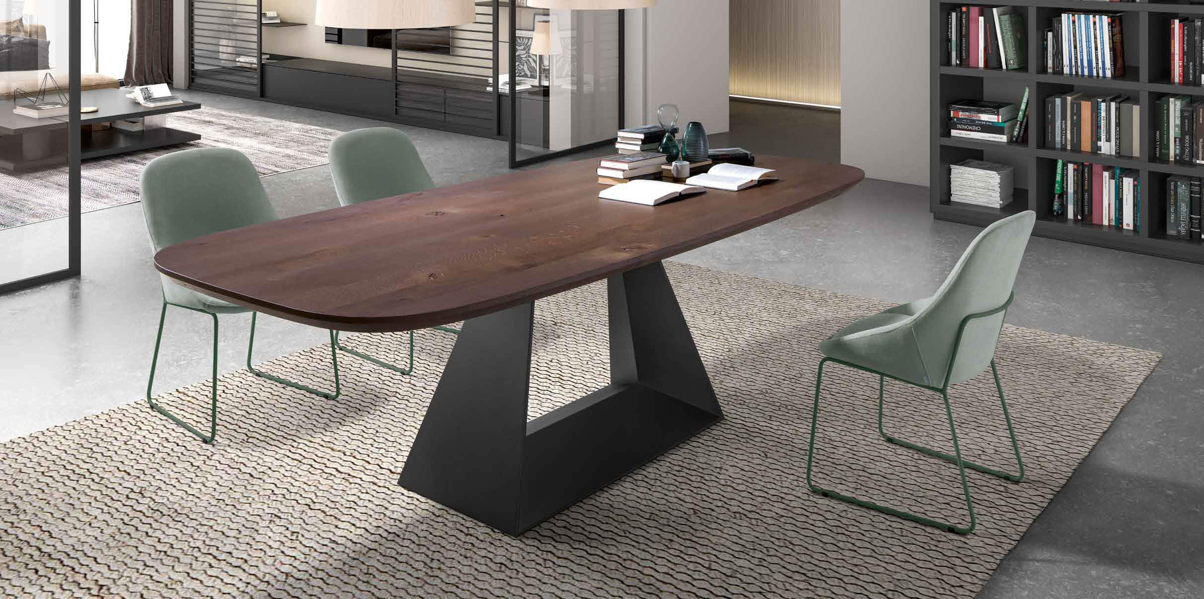 Sue Dining tables with Chiara Chairs Gallery 1