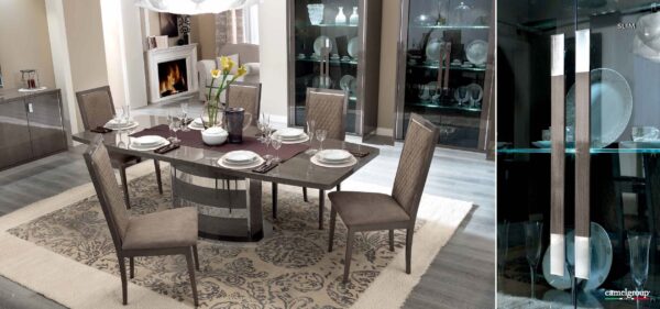Platinum Slim Dining Table Gallery 2
