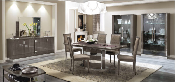 Platinum Slim Dining Table Gallery 3