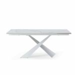 9113 Dinning Table White w/ext Gallery 3