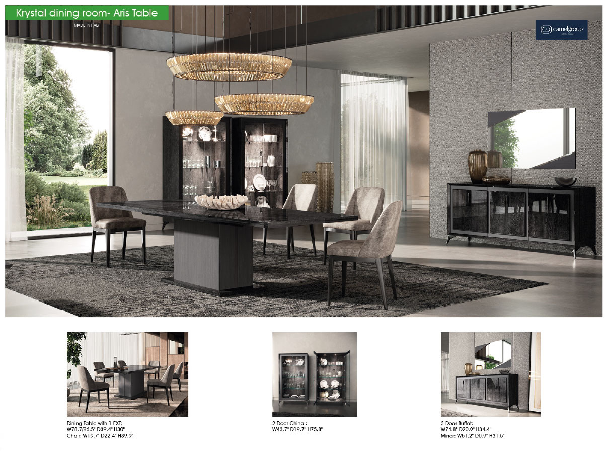 Krystal- Aris Dining Table Gallery 1