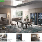 Elite Dining Table Brown Silver Birch Gallery 1