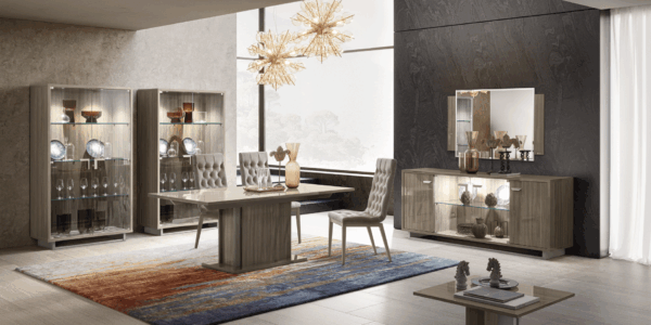 Volare Dining table GREY with ext Gallery 2