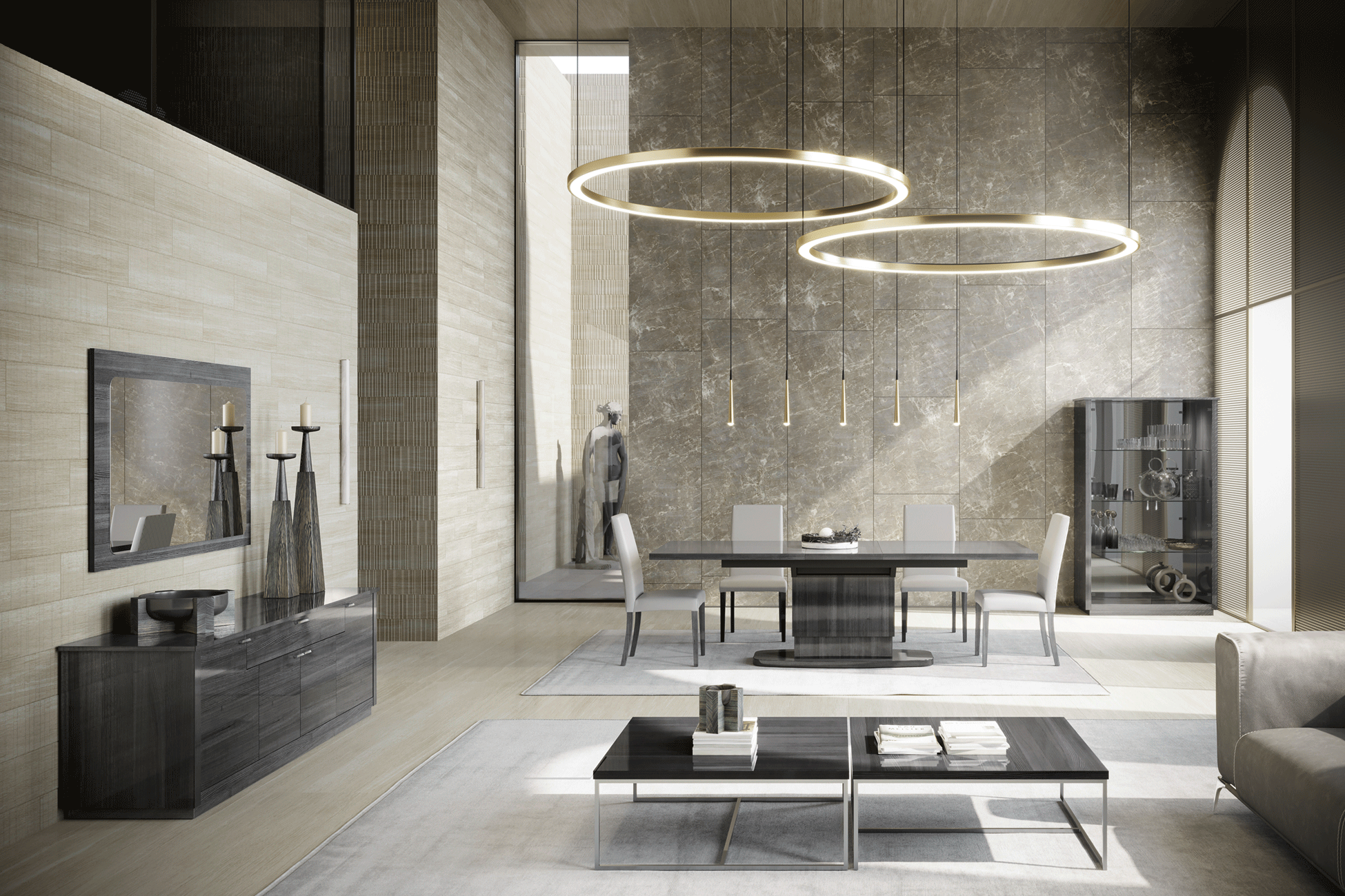 Vulcano Dining Table w/ Exten Gallery 1