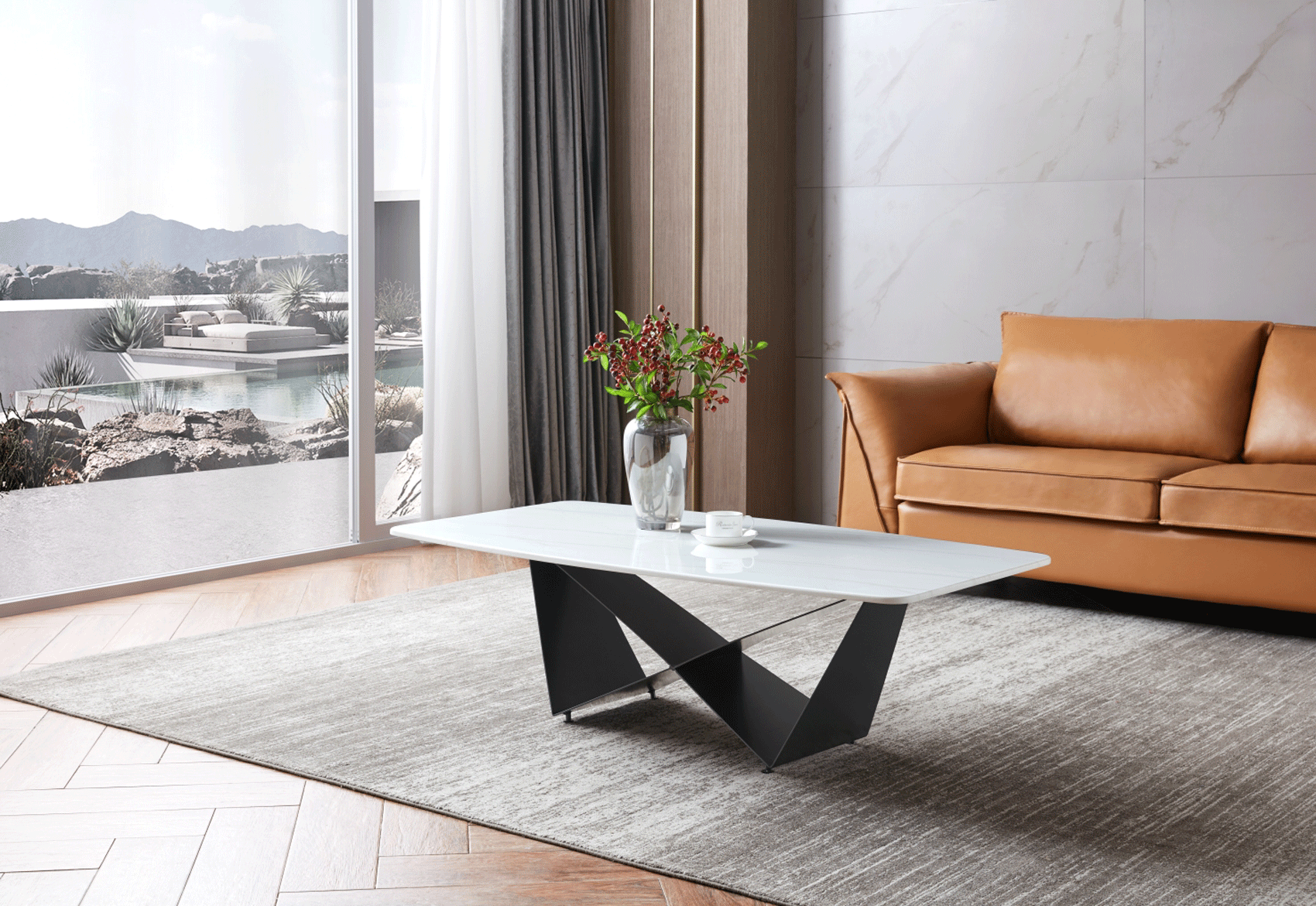 102 Marble Coffee Table Gallery 1