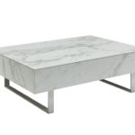 1497 White marble Coffee Table Gallery 2