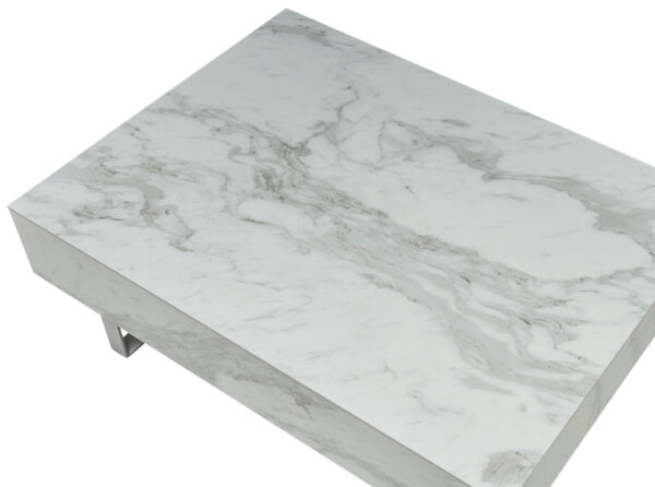 1497 White marble Coffee Table Gallery 3