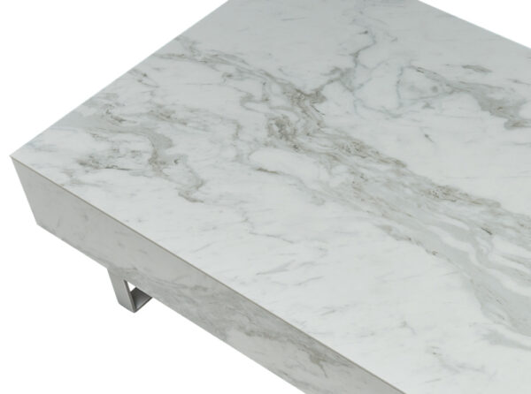 1498 White marble Coffee Table Gallery 3