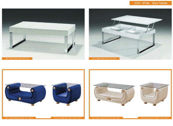 J030 White Coffee Table Gallery 1