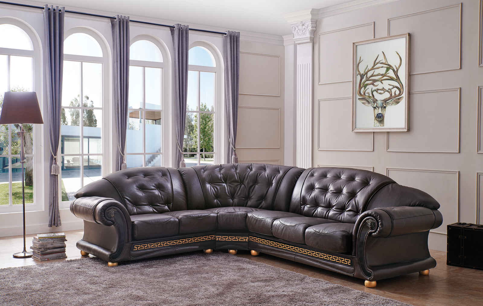 Apolo Sectional Right Brown