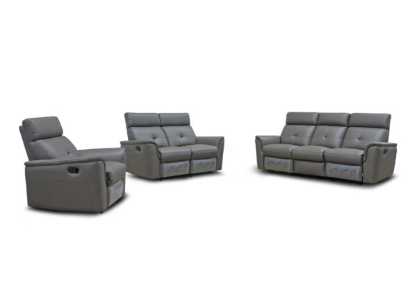 8501 Dark Grey w/Manual Recliner Gallery 3
