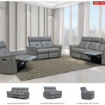 8501 Dark Grey w/Manual Recliner Gallery 1