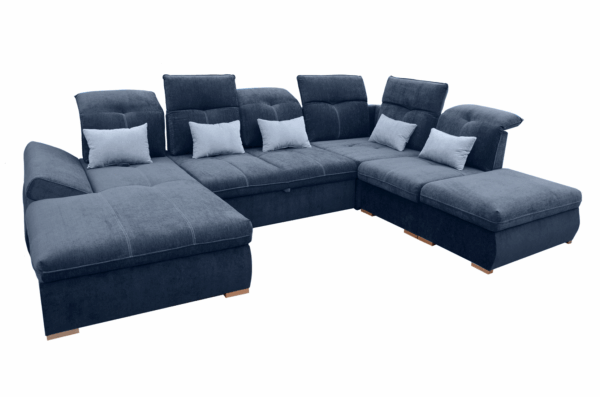 Opera Sectional Left with bed and storage Gallery 2
