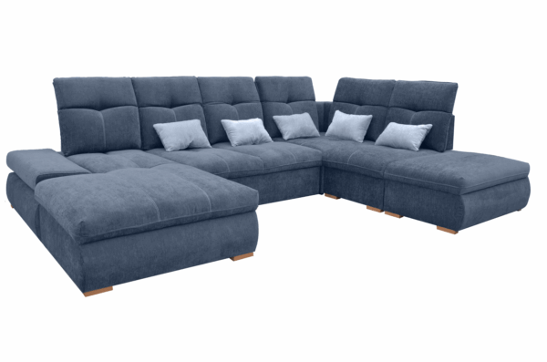 Opera Sectional Left with bed and storage Gallery 3