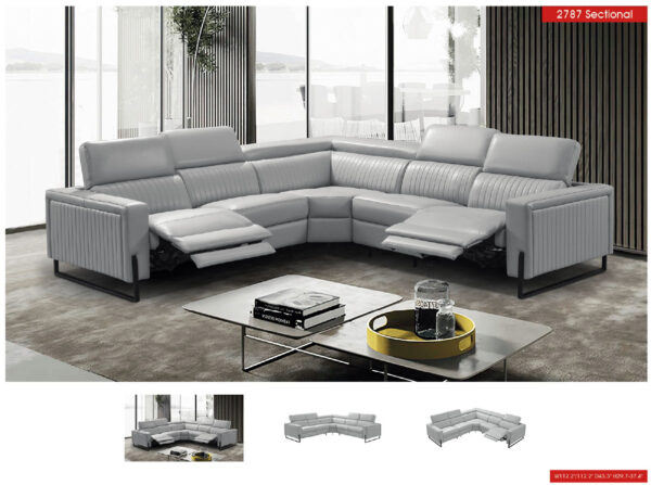 2787 Sectional w/ recliners Gallery 1