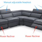 2919 Sectional w/ recliners Gallery 2