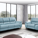 2934 Blue w/ electric recliners Gallery 2