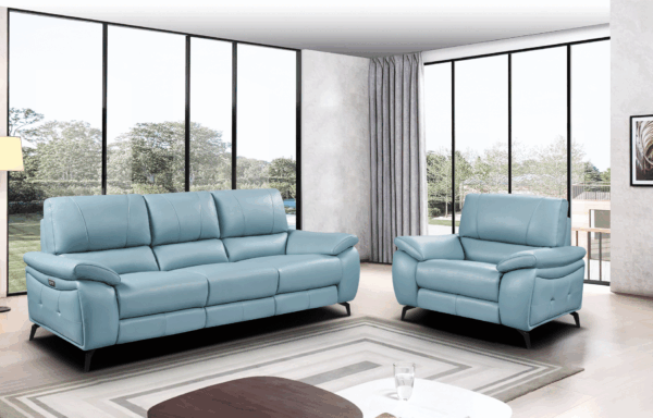 2934 Blue w/ electric recliners Gallery 2