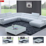 430 Sectional Pure White Gallery 1
